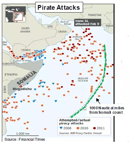 全球十大海盗高发区域 防御措施 船闻 航海世界